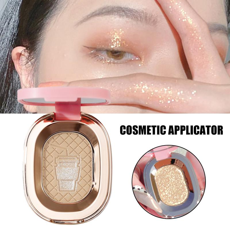 

Eye Shadow 1 Colors Eyeshadow Palette Highlight Shimmering Naturally Long Lasting No Smudging DL, Style 2