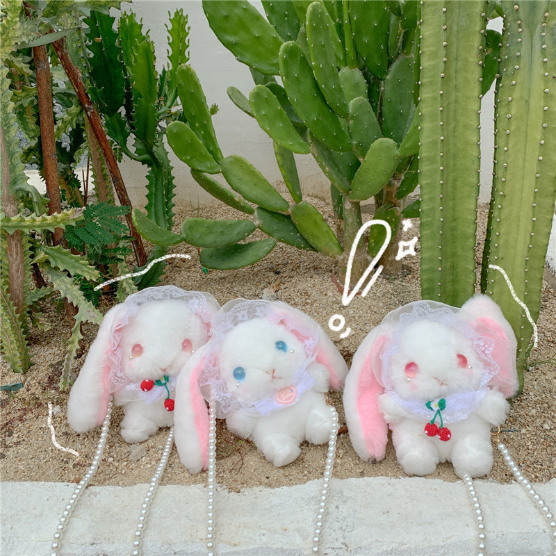 

Slolita Jk Uniform Soft Luxurys Bunny Messenger Girl Cartoon Doll Cute Plush Bag