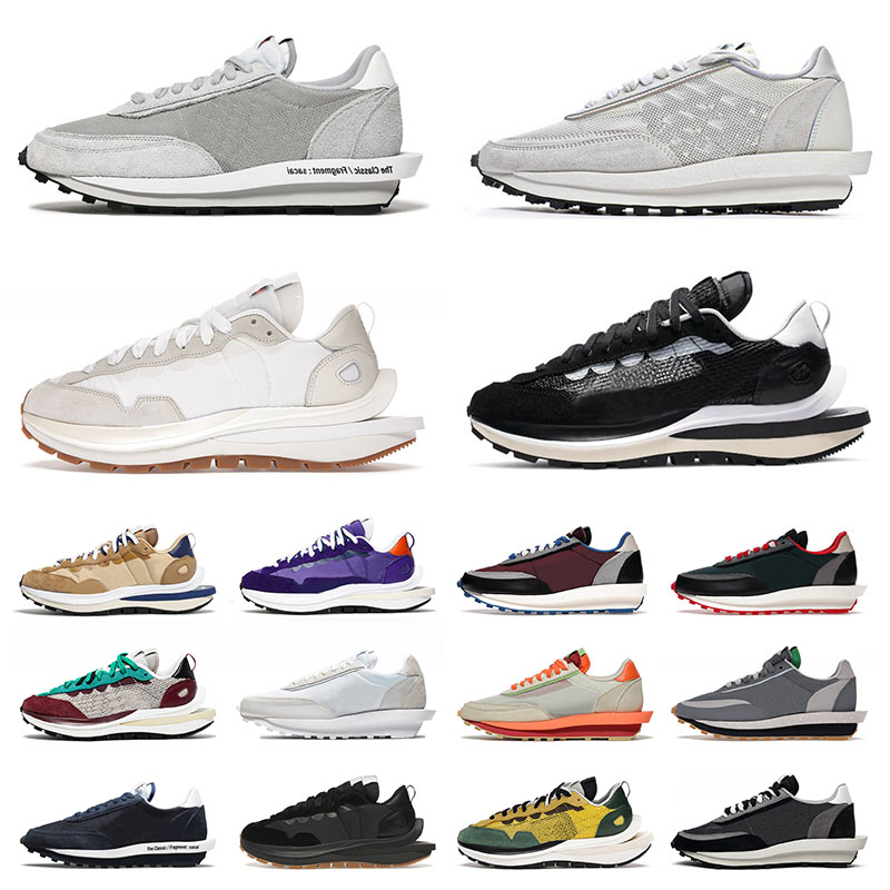 

Mens Womens VaporWaffle Pegasus Designer Running Shoes High Quality Fragment x LDWaffle LDV Waffle Trainers Undercover Kiss of Death Clot Sports Sneakers, B27 bright citron 36-45