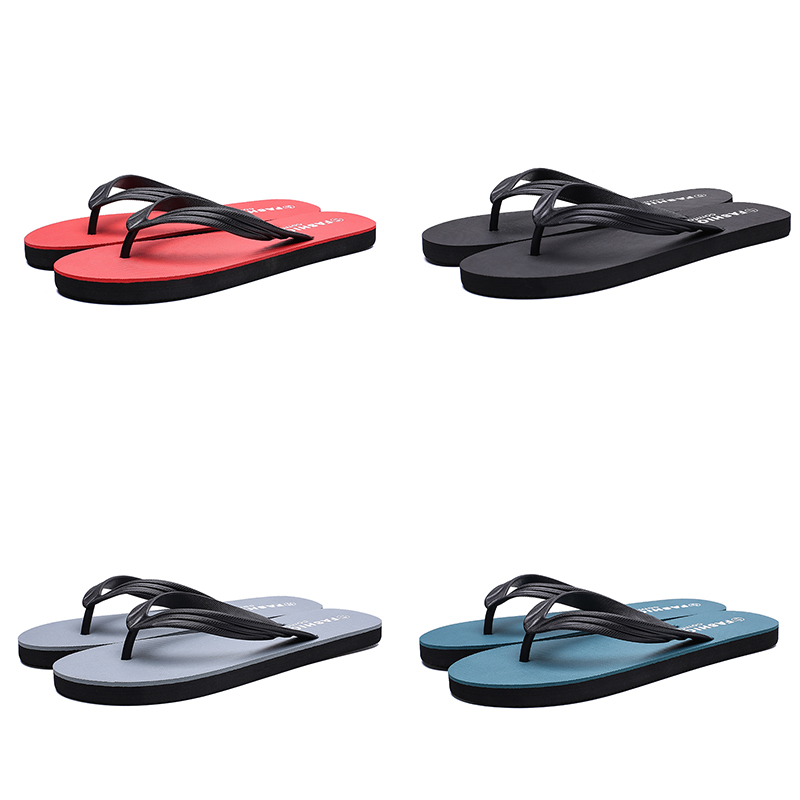 

men slide fashion slipper sports black grey casual beach shoes hotel flip flops summer discount price outdoor mens slippers, # 4