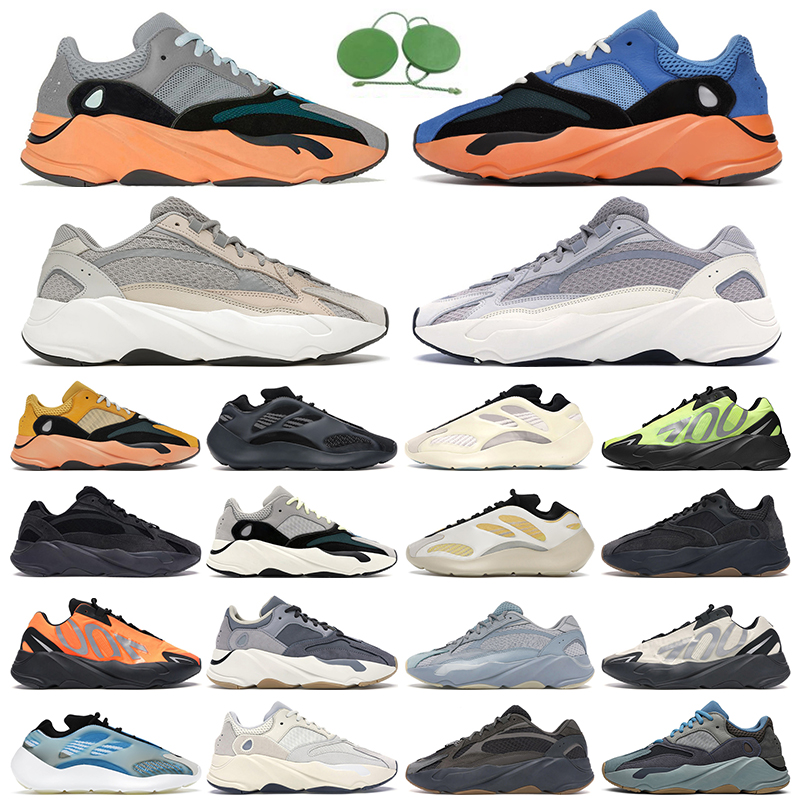 

kanye 700 men women trainers shoes Reflective Sun Bright Blue Static Mauve Alvah Analog Azael Utility Black Safflower Tephra Magnet sports sneakers outdoor, #9 utility black