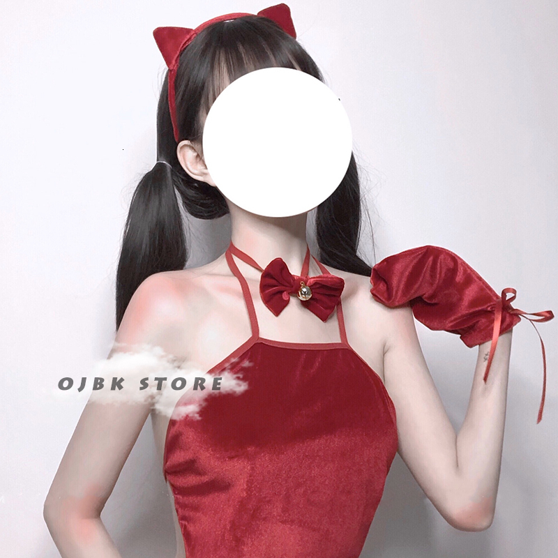 

Sexy Piggy Autumn 2021 New Sexy Set Release Bellyband Woman Cosplay Bikini Adult Erotic Lovely Bandage Bellyband Hot Suit, Red