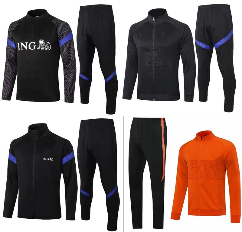 

Adults Netherlands soccer Jacket DE JONG Tracksuit 2021 DE LIGT chandal VIRGIL Soccer Jersey MEMPHIS training suits sports wear