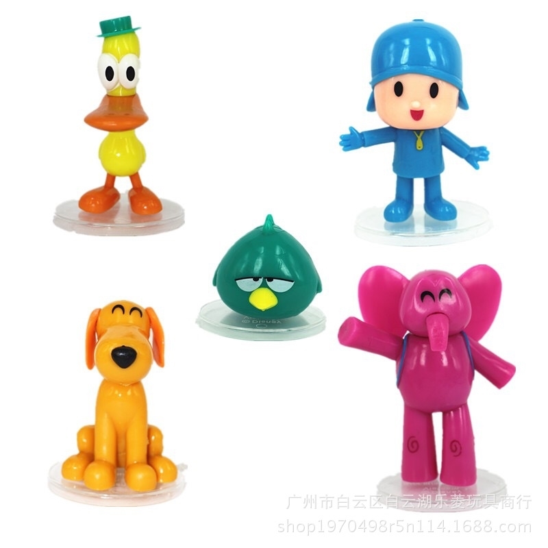 

5 kinds of pocoyuo zinkia cute toys and gifts