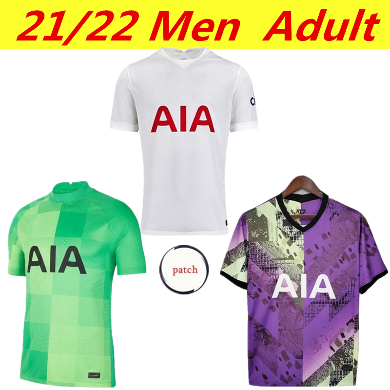 

21 22 DELE SON TOTTENHAM BALE KANE soccer jersey HOJBJERG BERGWIJN LO CELSO SPURS 2021 2022 LUCAS football shirts uniforms men + kids kit socks 999, 21/22 third