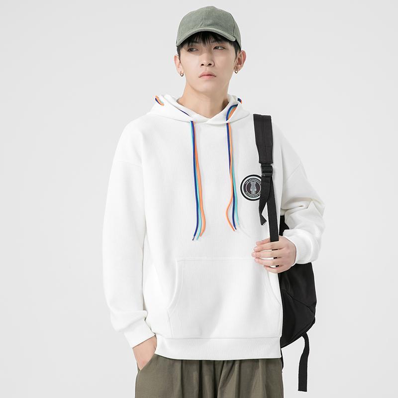 

Men's Hoodies & Sweatshirts Hoodie 2021 Korean Fashion Anime Streetwear Clothes Mens Clothing Harajuku Long Sleeve Casual Plus Size Tops, Black