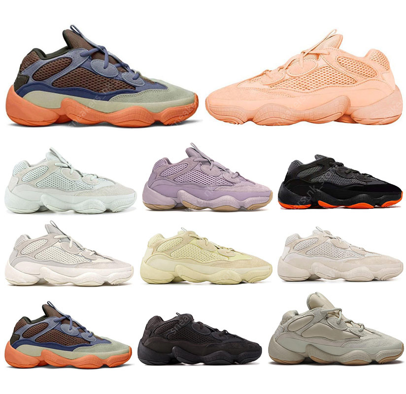 

2021 Enflame 500 mens Running Shoes sneakers Soft Vision stone Desert Rat bone white Utility Black Salt moon yellow outdoor sports trainers, Blush