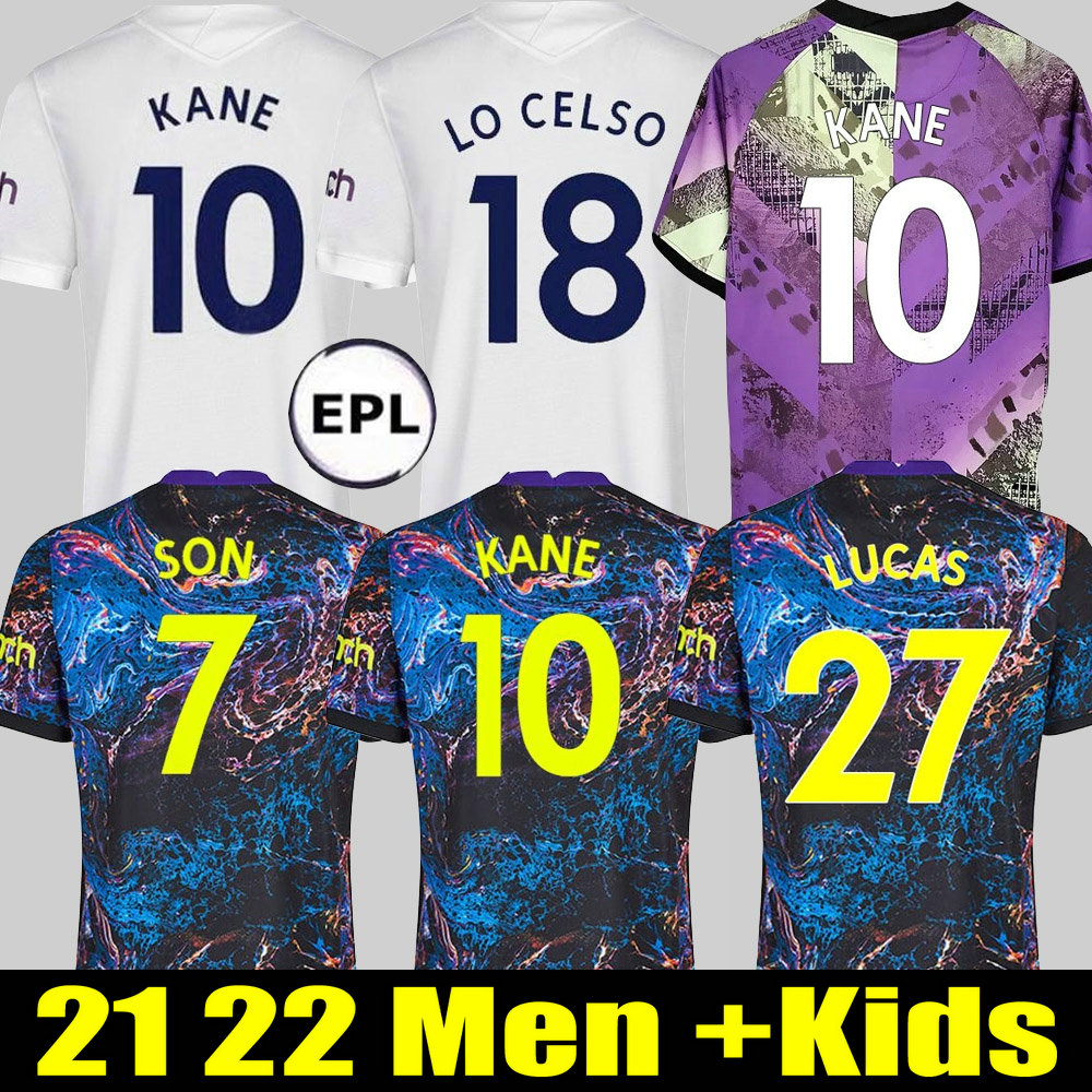 

Men + KIDS 21 22 KANE SON NDOMBELE BERGWIJN Soccer Jerseys 2021 2022 DELE jersey Football shirt LO CELSO Morgan LUCAS HØjbjerg Loris ROMERO REGUILON DIER, Home adult