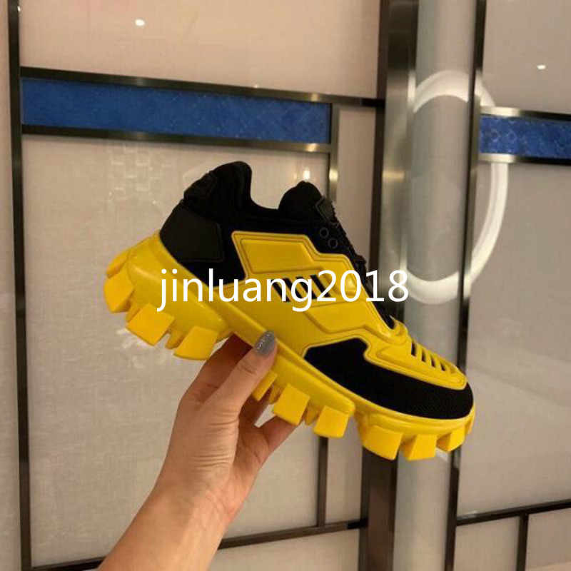 

Designer Sneakers Cloudbust Thunder Blue Blakc Knit Fashion Luxury Women Shoes Thick Bottom Casual Shoes Triple S Flat Sneakers Men Shoes, Black