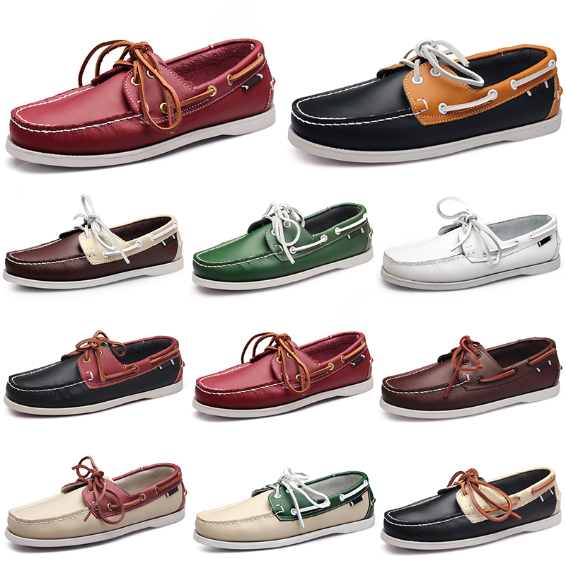 

men running shoes triple black white popular breathables Silver taupe Mahoganys browns joggings walkings lows soft Multis leather mens