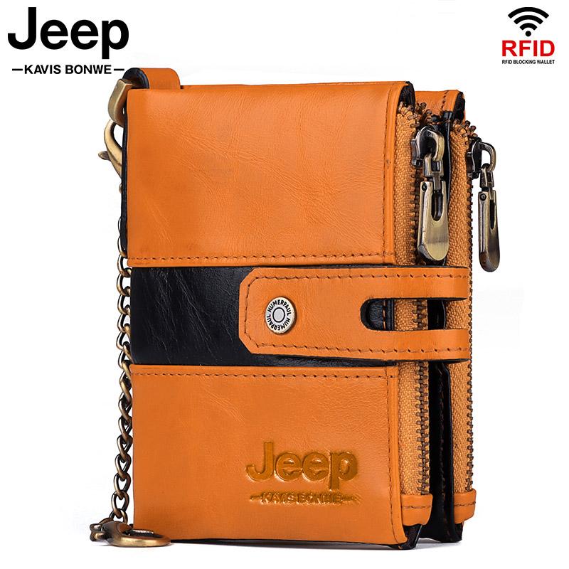 

Quality Rfid Genuine Leather Wallet Men Coin Purse Mini Card Holder PORTFOLIO Portomonee Small Male Money Bag Pocket Wallets, Red;black