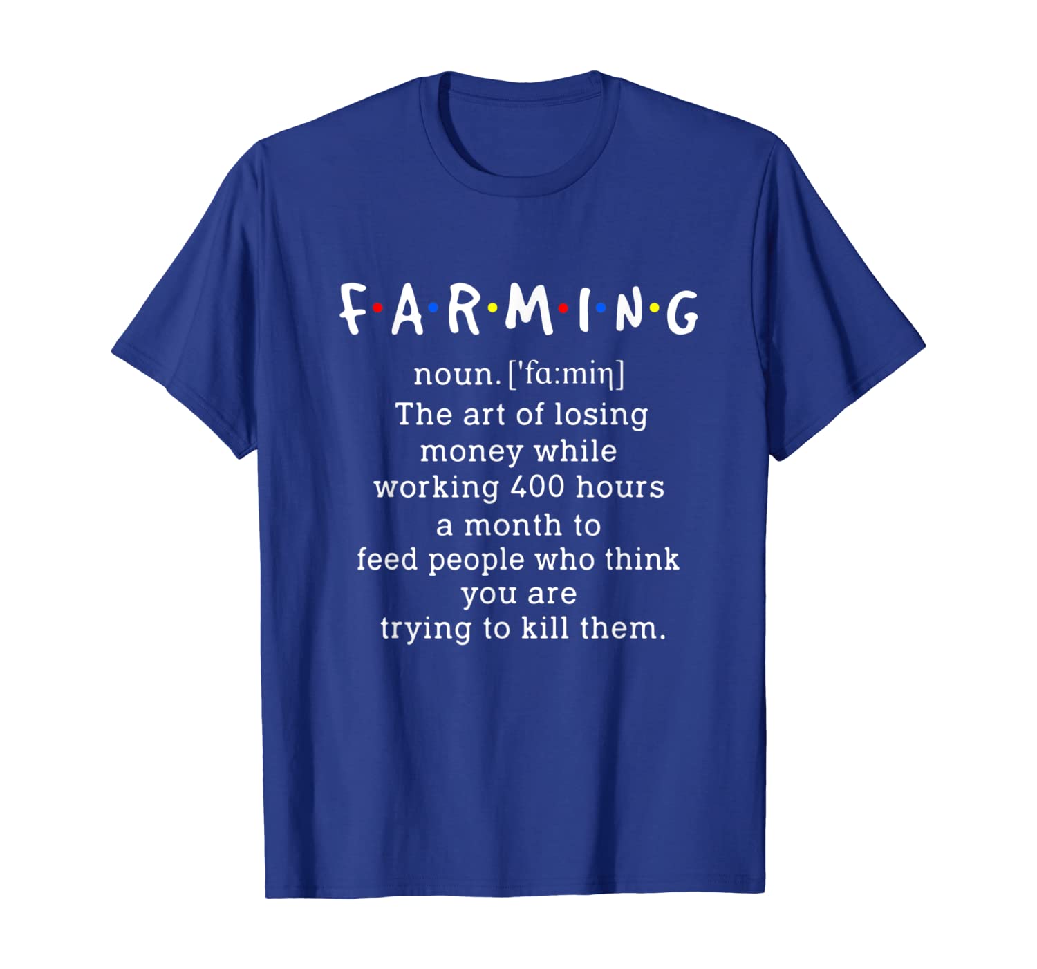 

farming noun the art of of losing money while working 400 ho, White;black