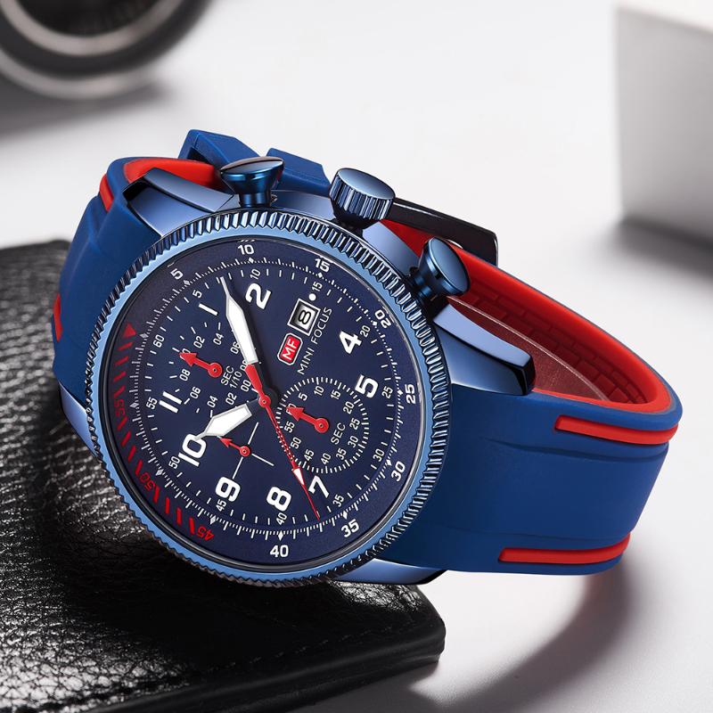 

Military Watch Men Chronograph Mens Top Brand Quartz Wristwatches Sports Silicone Watches Relogio Masculino, Green black