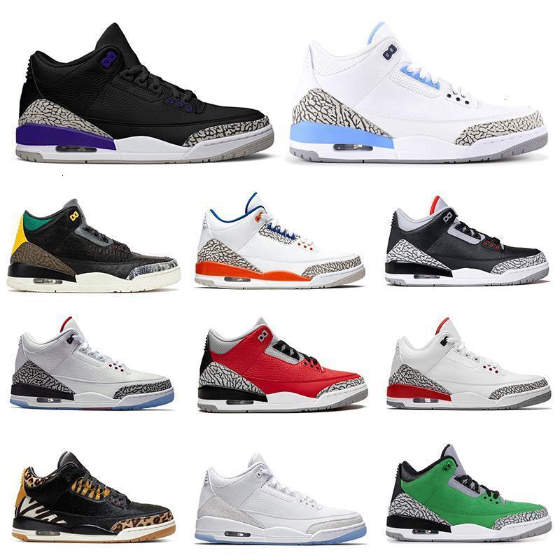 

UNC 3 3s Basketball Shoes Court Purple Jumpman Men Red Cement Tinker Oregon Pit Crew Grateful Mens Trainers Sports Sneakers