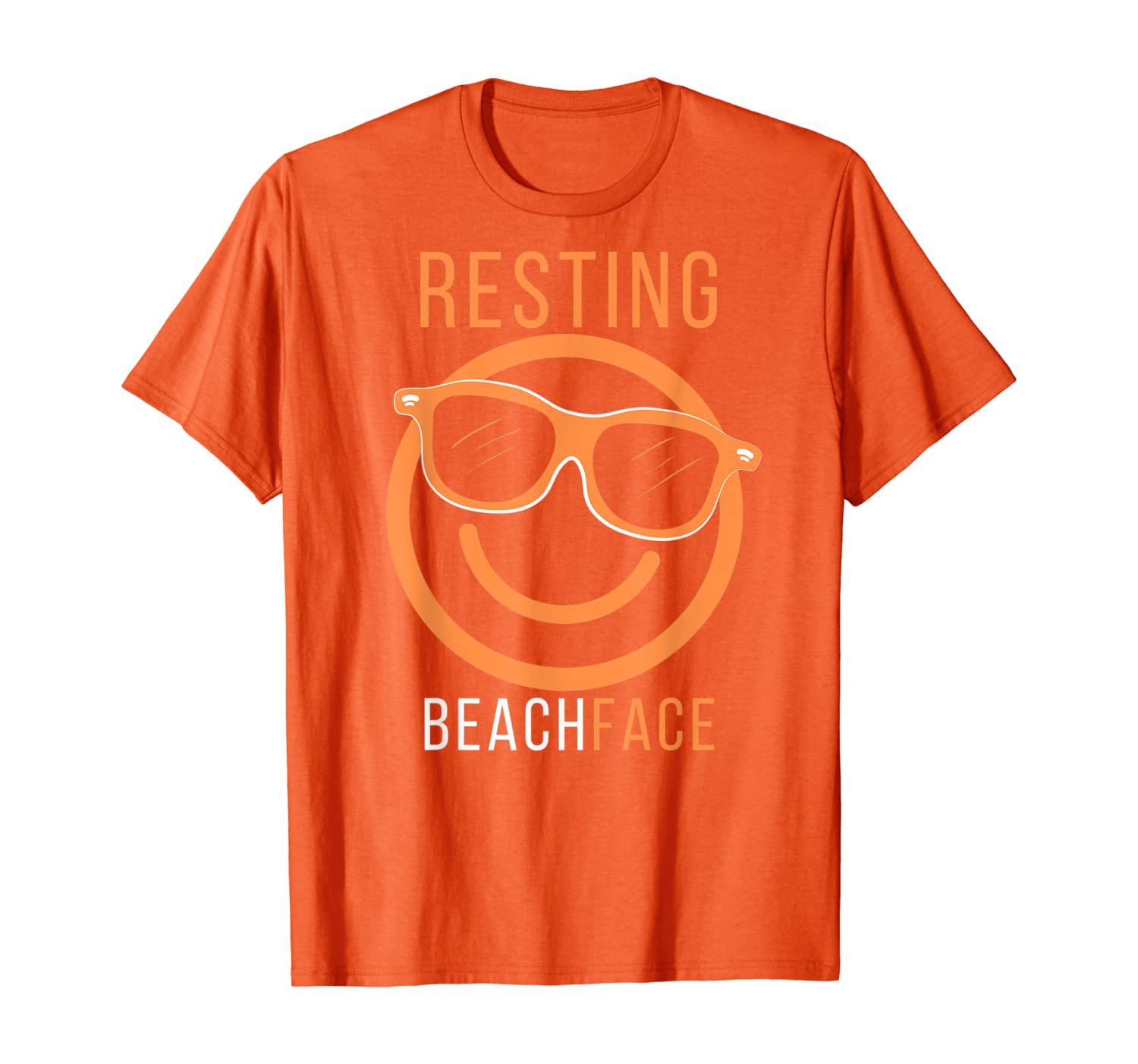 

Resting Beach Face Aloha Beaches Pineapple Palm Tree Beach T-Shirt, White;black