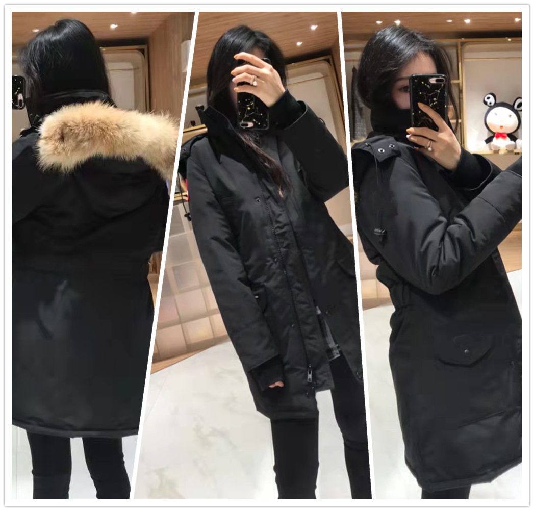

Winter outdoor leisure sports womens down jacket white duck windproof parker long leather collar cap warm real wolf fur stylish classic adventure coat women Parkas, Photo style and color