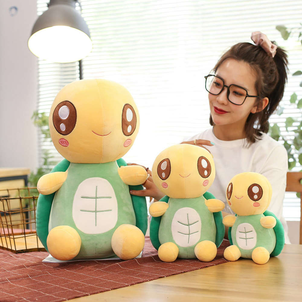 

year turtle Doll Plush pillow children's gift, Blue