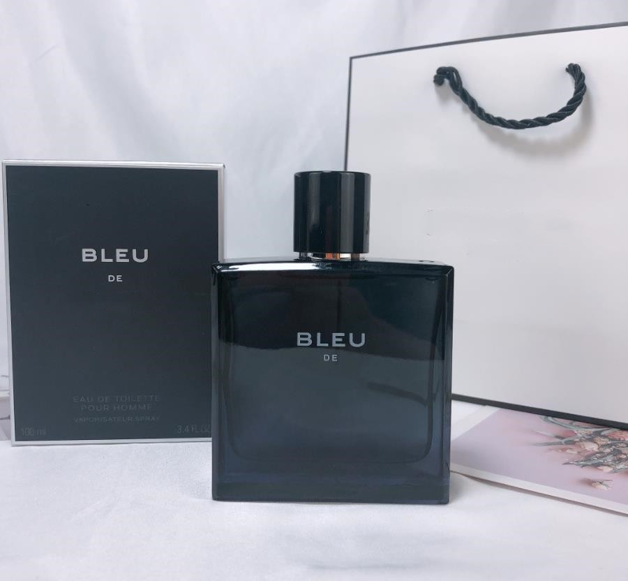 

BLACK blue eau de toilette perfume for men 100ml long lasting time good quality man male spray fragrance capactity