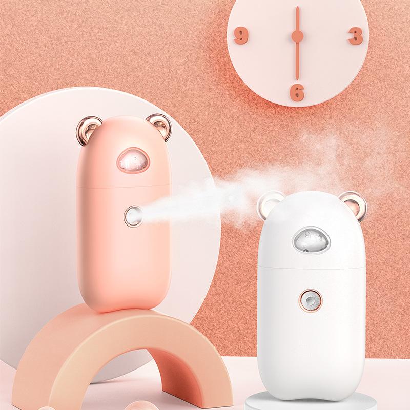 

Humidifiers Mini Air Humidifier Portable Diffuser USB Personal Handheld Face Sprayer Water Fogger Mist Maker For Home Travel