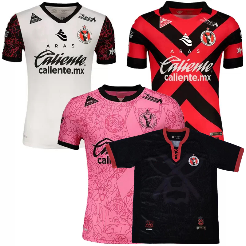 

2022 2023 Tijuana Soccer Jerseys Club home away 3rd B.DIAZ RODRIGUEZ MANOTAS RODRIGUEZ 22 23 football shirt S-3XL, Pink