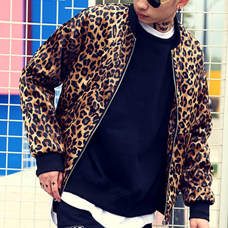 mens leopard print jacket uk