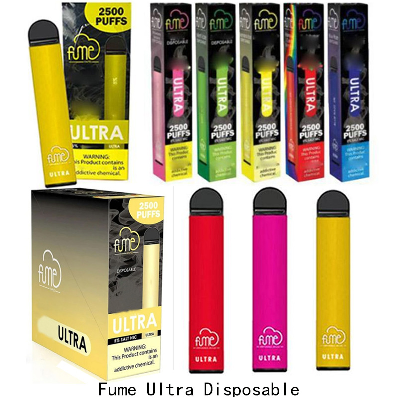 

Fume Ultra 2500 Puffs Disposable Vape Pod Device 850mah Battery 9ml Cartridge Starter Kit pk Puff plus extra bang xxl