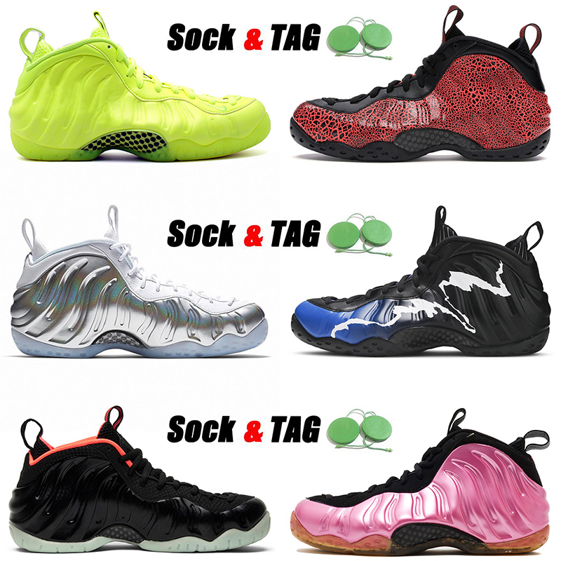 

Wholesale Pro Foam Penny Hardaway Basketball Shoes Mens Women Volt Cracked Lava Chrome Black Aurora Pearlized Pink Abalone Trainers Outdoor Sneakers SIZE 13, B24 eggplant