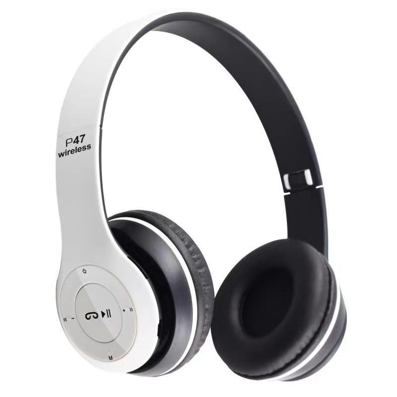 

P47 Bluetooth wireless headset 5.0 foldable stereo, Red