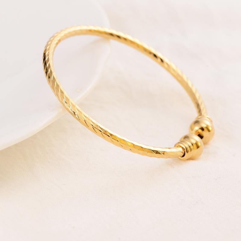 

Bangle Fashion Gold Bangles Bracelet For Women Girl Adjustable Ethiopian Jewelry African Metal Party Gifts