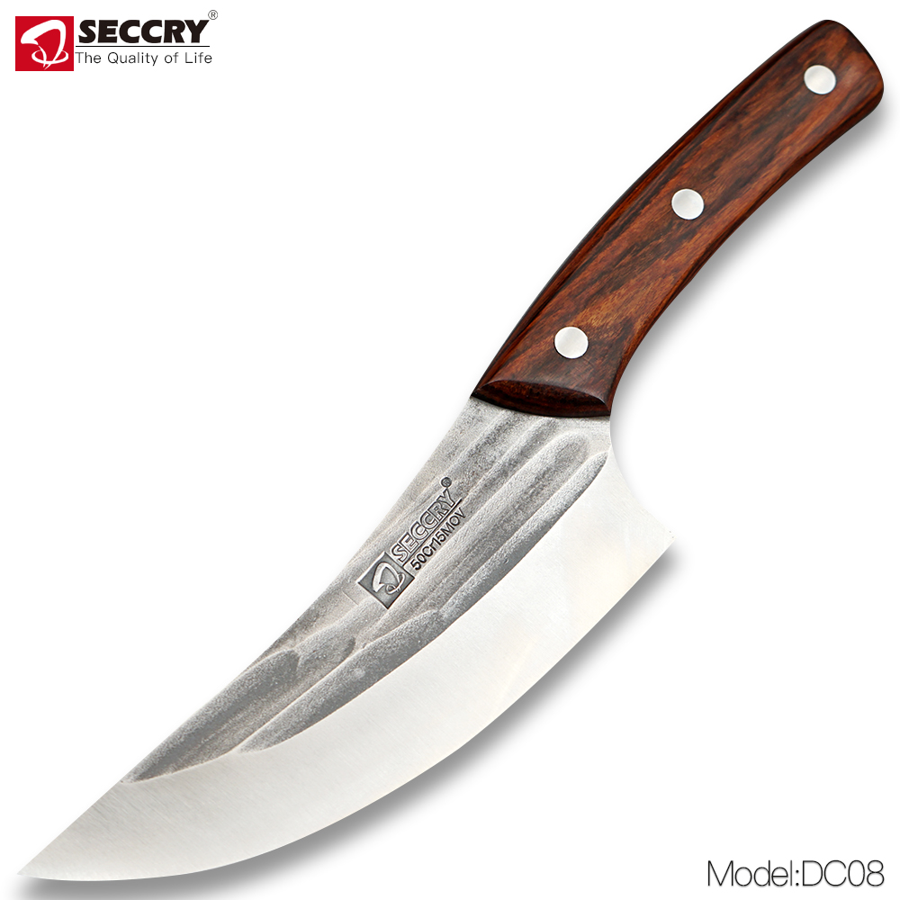 

SECCRY Handmade Forged 5Cr15Mov Stee Boning Knife Ceaver Knife Professiona Butcher Kitchen Knives Outdoor Camping Toos DC08