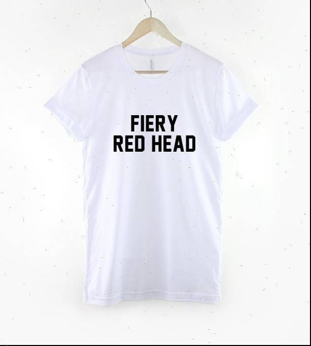 

women t shirt fiery red head letters tshirt cotton casual funny for lady yong girl tee drop ship s, White