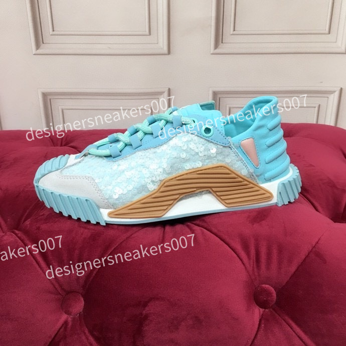 

Wholesale boots top high-quality Rhyton heighten casual shoes heavy sports Milan runway fashion women shoe flat strawberry rat pattern big mouth mesh dress, 02