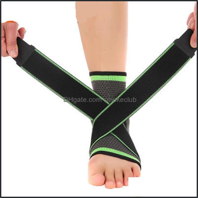 

Safety Athletic Outdoor As & Outdoors Worthwhile 1 Pc Sports Ankle Brace Compression Strap Sleeves Support 3D Weave Elastic Bandage Foot Pro, 1 piece black