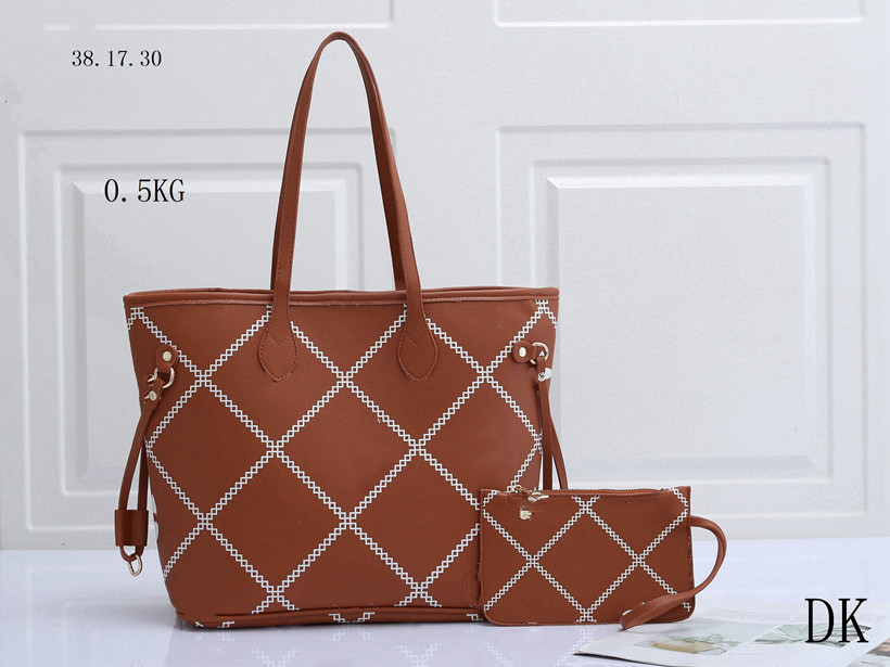 

YQ Classic Designer Handbags Tote Bag PU Leather Women Fashion High Capacity Composite Shopping Handbag Shoulder Bags CrossbodyBag Women's wallet, Extra shipping