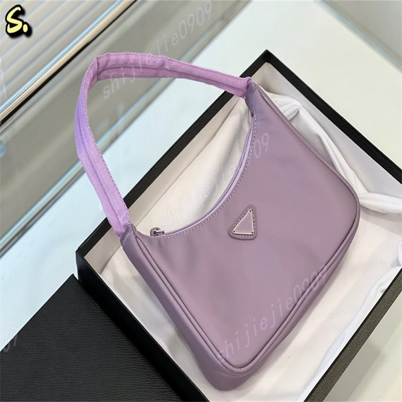 

2021 Top quality Re-edition 2000 tote Nylon leather Bag Luxury Women's Underarm Shoulder bags Crossbody Handbag, P1