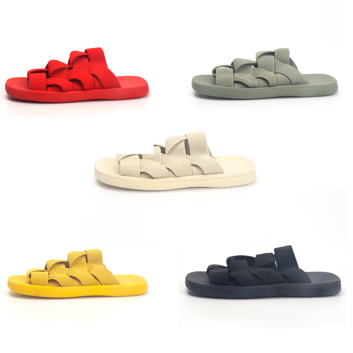 

2021 women Fashion Luxurys Designers slippers Platform trainers sandals slides summer slipper outdoors Non skid rubber sole Tightness Ribbon, Black