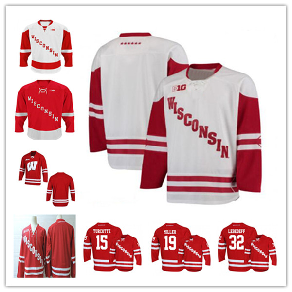 

Wisconsin Badgers College Hockey Jerseys Custom Dylan Holloway Cole Caufield Brock Ty Pelton-Byce Ty Emberson Brian Elliott Ryan McDonagh Corson Ceulemans Baker, Man red