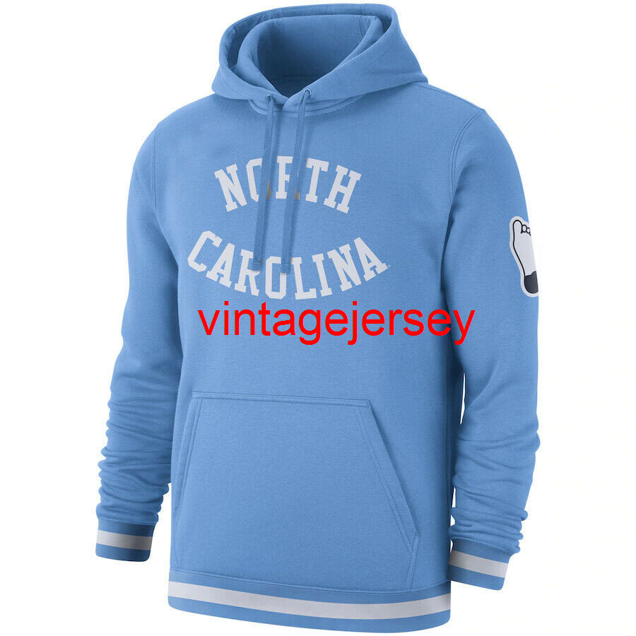 

NCAA North Carolina Tar Heels Retro Pullover Hoodie Sweatshirt S-3XL, Blue