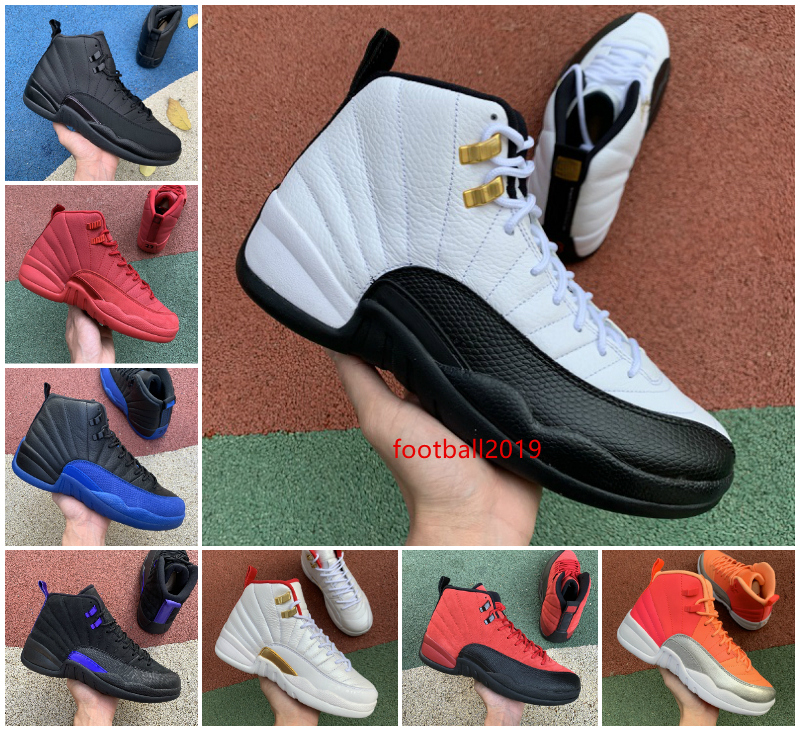 

Top high quality 12 12s outdoorball Men Shoes Gym Red Reverse Taxi Game Royal French Blue FIBA Mens Trainers Sports Sneakers Trai