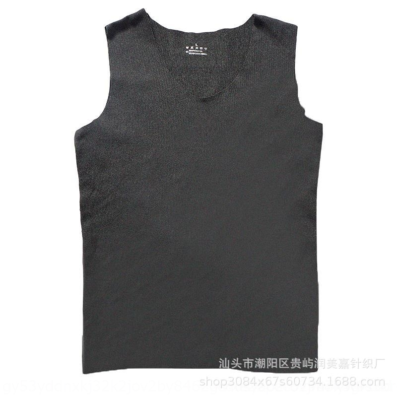 uUO 2020 men&#039;s warm vest teflon double-sided men&#039;s tank tops cationic traceless warm vestheat elastic slim bottomed sleeveless top-image-697374232