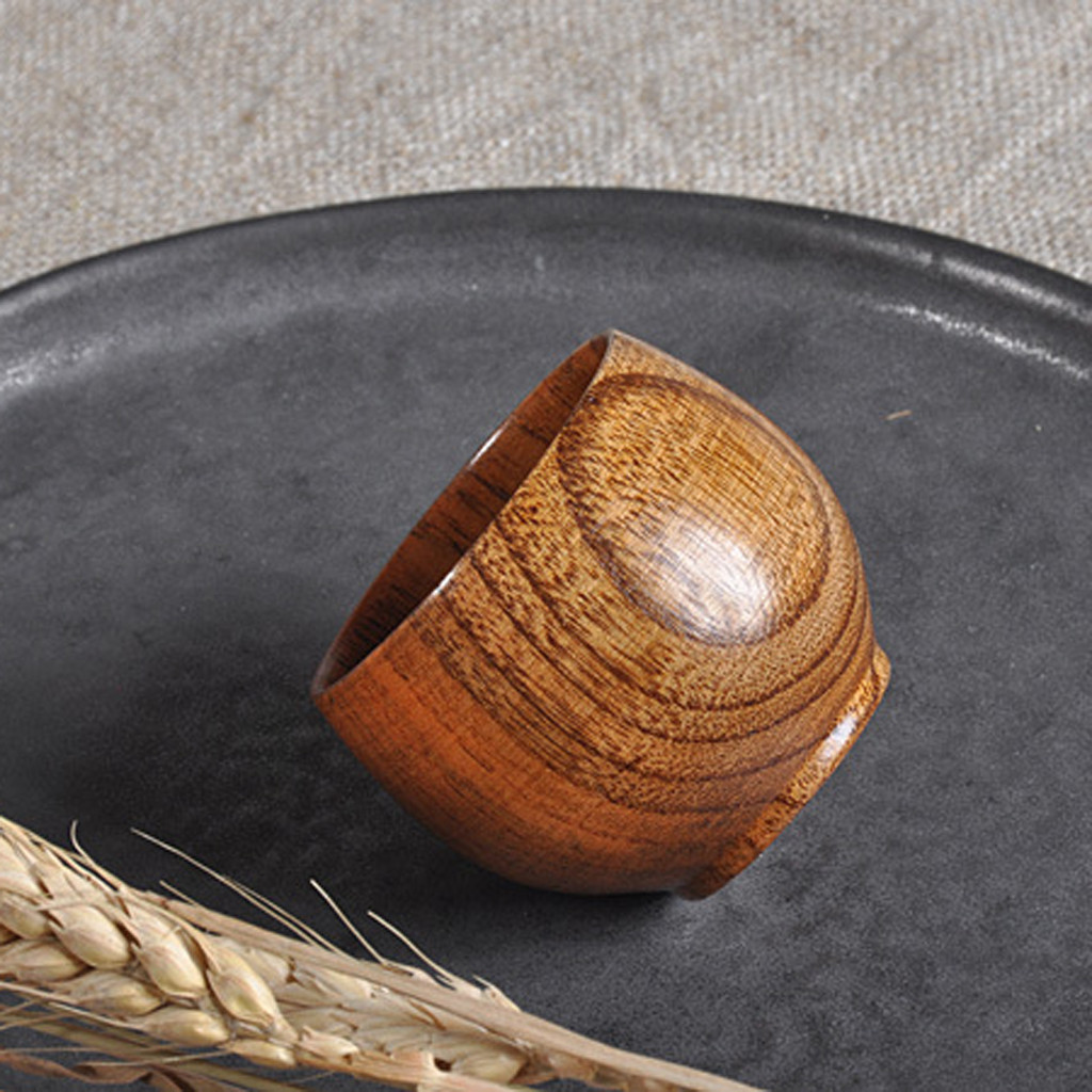 

2021 New Arrival Wooden Cup Wood Coffee Tea Beer Juice Milk Water Mug Primitive Handmade Natural Dropshipping#L4