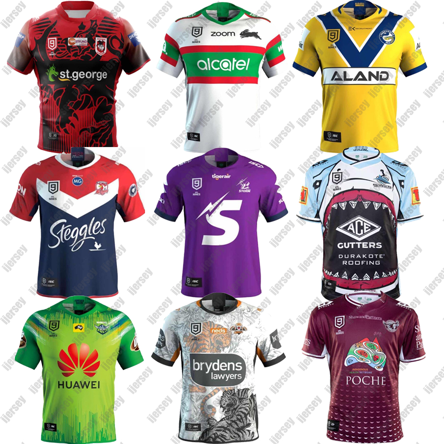 

NRL Rugby League Jerseys 2022 warriors cronulla sharks parramatta eels Nines Jersey wests tigers south sydney rabbitohs 5xl, Black;gray