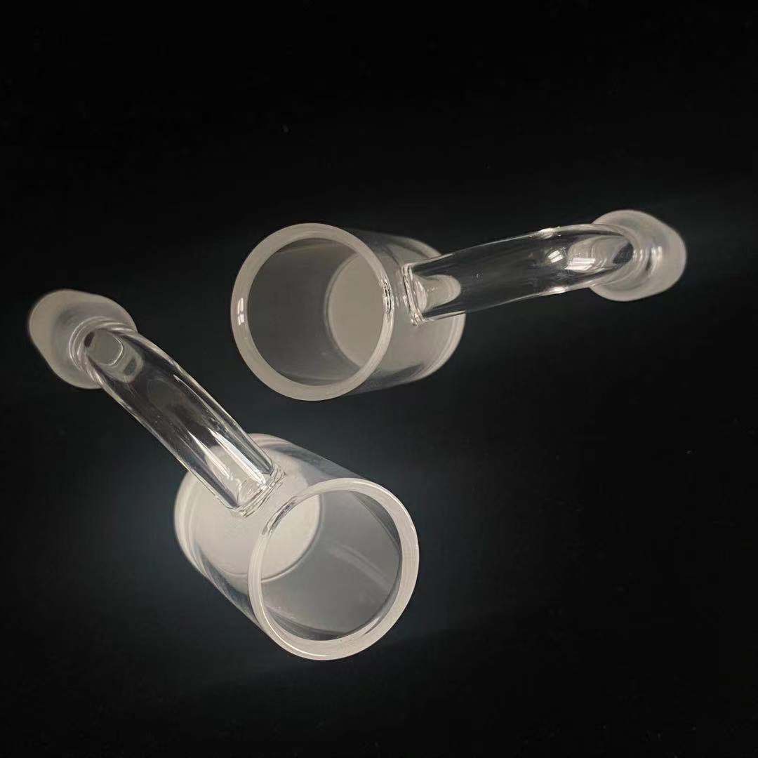 

Smoking accessories OD 25mm 2mm wall thick Perfect Weld Beveled Edge Top White Bottom quartz nails Frosted male female joint 10mm 14mm 18mm