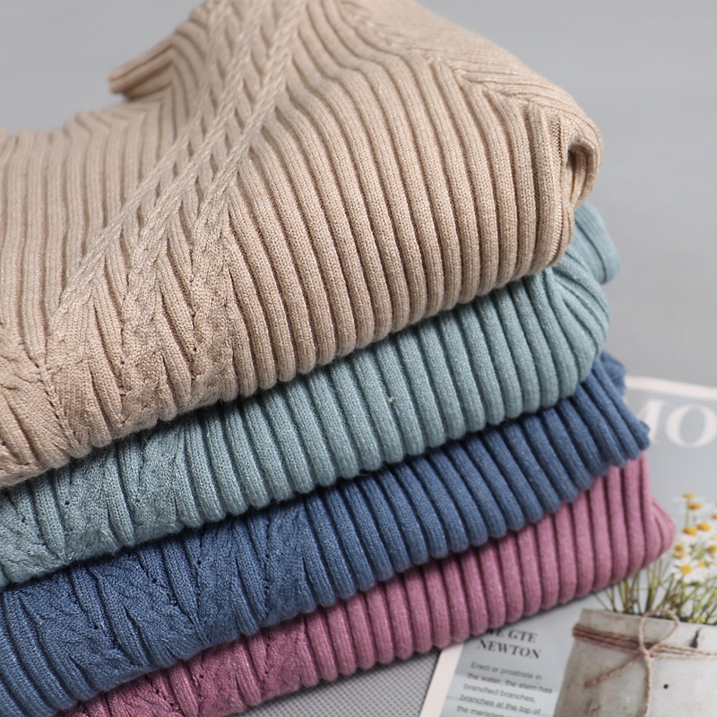 

2021gigogou chic long knit maxi women sweater dress thick warm winter pleated dress female rib turtleneck a line dress office lady, Black;gray