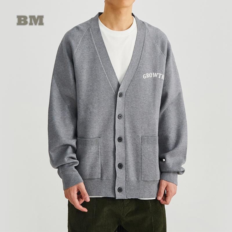 

Men's Sweaters 2021 Japanese Streetwear High Quality Cardigan Casual Oversized Knitted Sweater Men Clothing Harajuku Fashion Coats Korean To, White;black