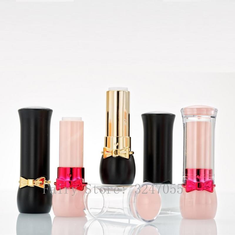 

10/30/50pcs Pink Bow Empty Lipstick Tube 12.1mm Shell Packaging Cosmetics Refillable Container Makeup Diy Homemade Storage Bottles & Jars