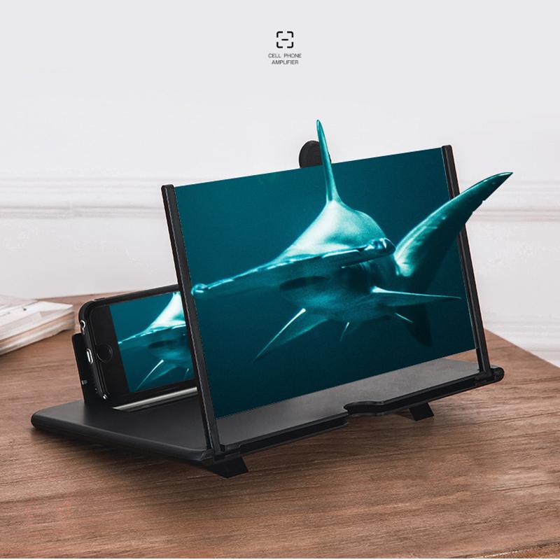 

Cell Phone Mounts & Holders Universal 12 Inch Portable Mobile Screen Magnifier 3D Video Eyes Protection Folding Display Expander