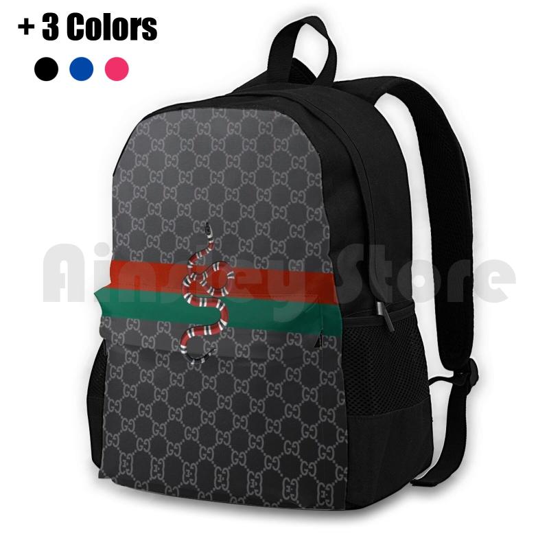 

Backpack Luxury Fashion Paris Pattern 3 Outdoor Hiking Riding Climbing Sports Bag