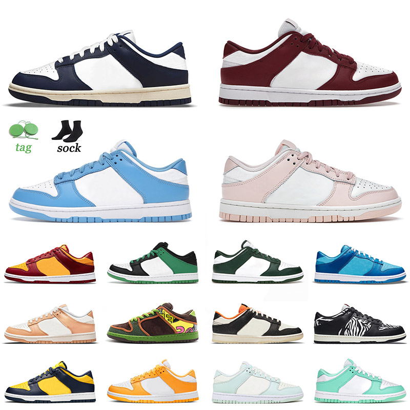 

High Quality 2022 SB Luxurys Designer Dunks Running Shoes for Mens Women Bordeaux Grey Fog Georgetown Fashion Trainers Sneakers Skate, C3 lime ice 36-40