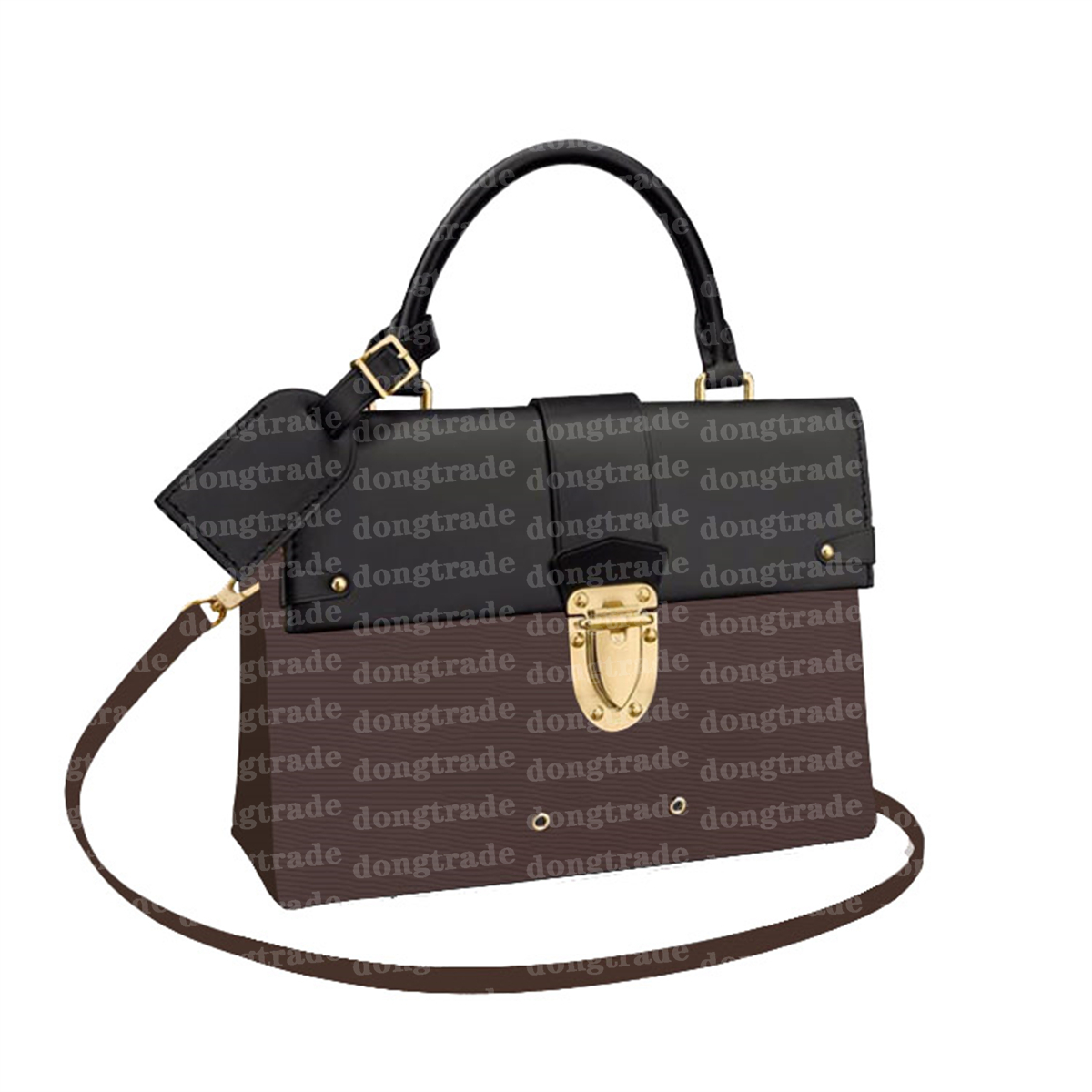 

Luxury Tote Bag Women Handbags Designer Totes Ladies Sexy Crossbody Metal Buckle Mini Wallet Chest Pack Brown Genuine Leather Purses Dongtrade, #wb02 25/19/10cm